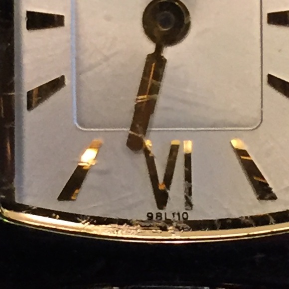 Bulova Two Tone 98L110 Rectangular Watch - Picture 7 of 8